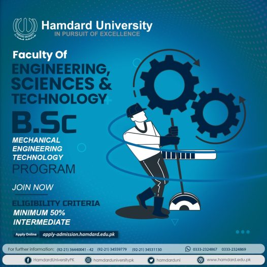 Bachelor of Science in Mechanical Engineering Technology