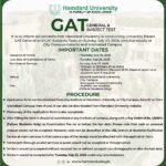 GAT General and GAT Subject Test on Sunday July 27 2025