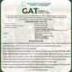 GAT General and GAT Subject Test on Sunday July 27 2025